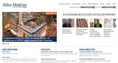 Desktop Screenshot of cprell.allenmatkins.com