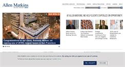 Desktop Screenshot of dnehrenberg.allenmatkins.com