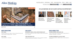 Desktop Screenshot of darmstrong.allenmatkins.com